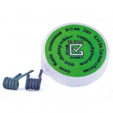 Спирали GREEN  MAMBA SS316L 